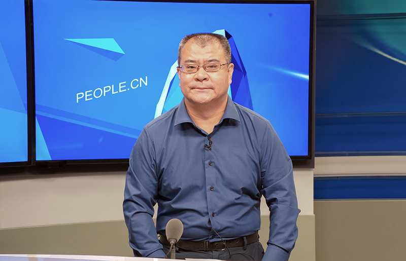 中國東方演藝集團黨委書記、董事長景小勇接受人民網(wǎng)專訪。