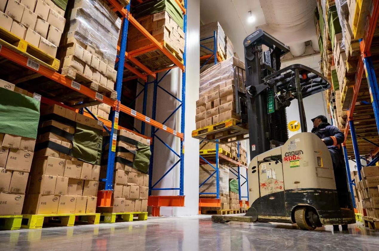 萬緯冷鏈南寧園區(qū)。 人民網(wǎng) 嚴(yán)立政攝