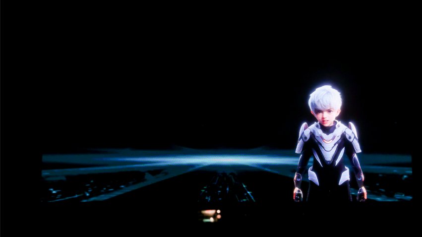 人民網(wǎng)原創(chuàng)虛擬主持人白澤。主辦方供圖