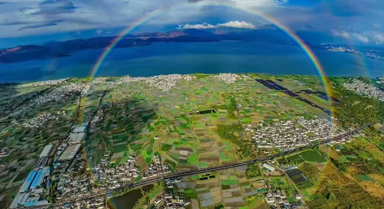 四月的大理，連彩虹都是“圓滿”的